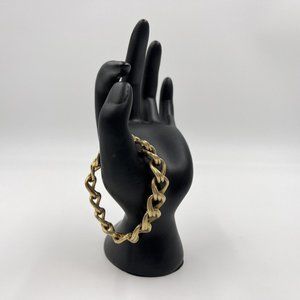 Vintage Large Chain Link Gold Tone Avon Bracelet